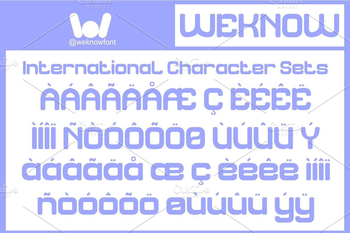 Futuristic Clean font, a Sans Serif Font by weknow (Photo 8 of 8)