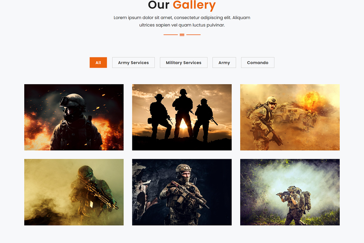 Fighter - Military Recruitment HTML, a HTML Template by Themeplaza (Photo 4 of 7)