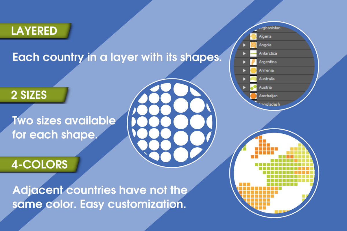 Geometric Maps - Dotted and Low Poly, an Illustration by Cartorical (Photo 2 of 8)