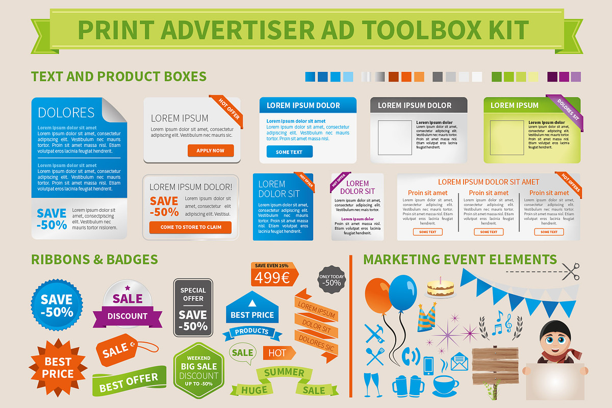 Print Advertiser Toolbox & Templates, a Magazine Template by Mikko Lemola (Photo 3 of 6)