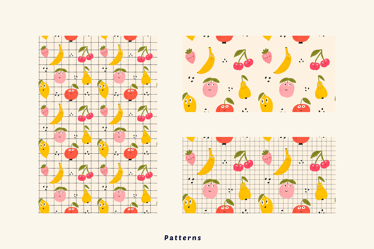 Sweet Fruits, a Pattern Graphic by AnnaEshka (Photo 2 of 2)