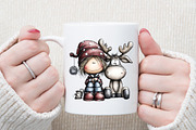 Whicmila Christmas Elf Clipart, an Illustration by Sublimation Artist (Thumbnail 5 of 6)