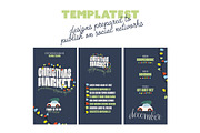 Christmas Social Media Template, a Social Media Template by McLittle Stock (Thumbnail 3 of 4)