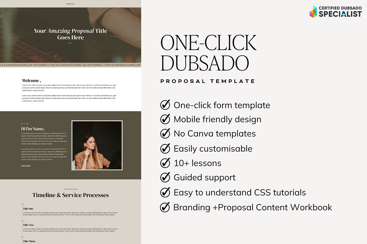 Dubsado Proposal Template | Grace, a Templates & Theme by Sarah Worboyes Designs (Photo 2 of 5)