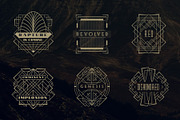 24 Art Deco Badges, a Branding & Logo Template by Tugcu Design Co. (Thumbnail 4 of 5)