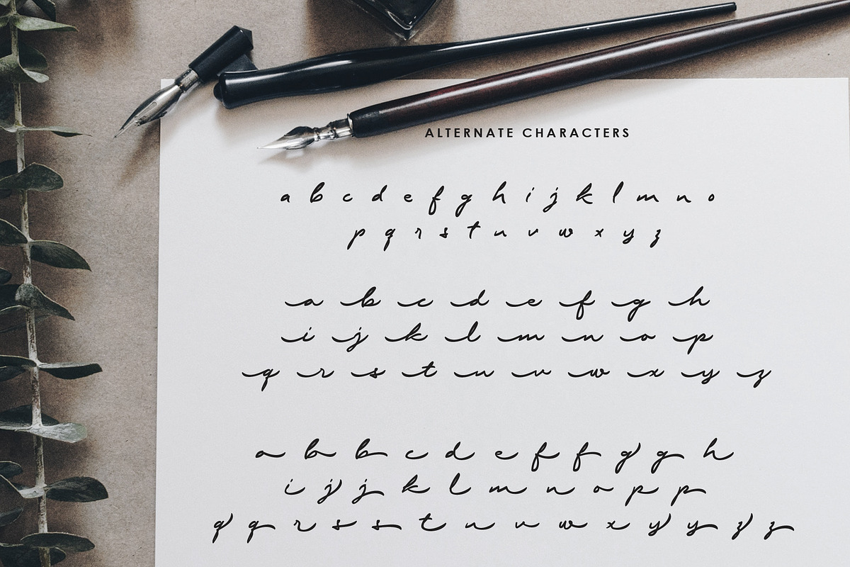 Pentecoste, a Handwritten Font by rudiSasori (Photo 9 of 12)