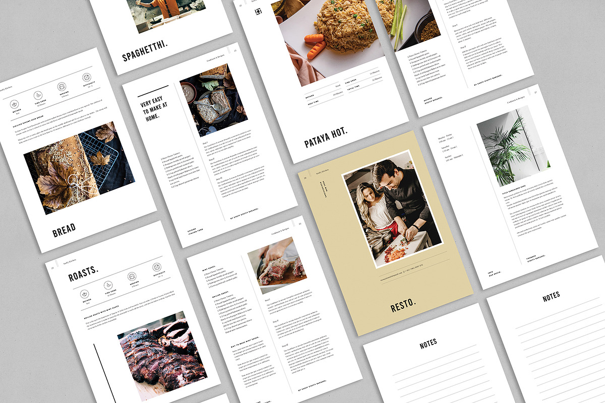 Cookbook / Recipe Book, a Brochure Template by Symie Design (Photo 8 of 9)