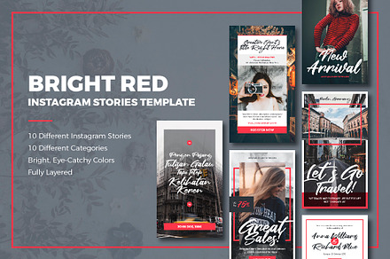 10 Bright Red Instagram Stories