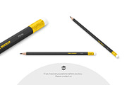 Pencil Mockup Set, a Pens & Pencil Mockup by Country4k (Thumbnail 4 of 4)