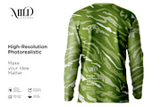 Long Sleeve Jersey Set Mockup, a Shirt Mockup by Mildstudio (Thumbnail 7 of 9)