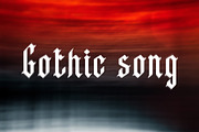 Gothic song. Gothic Blackletter., a Blackletter Font by ArtByEkaterina (Thumbnail 1 of 4)