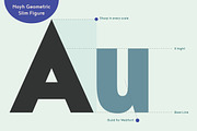 Noyh Geometric Slim, a Sans Serif Font by Typesketchbook Foundry (Thumbnail 4 of 6)