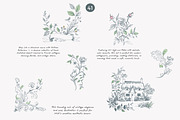 chateau clipart vintage doodles set, a Decorative Illustration by Patishop Art (Thumbnail 7 of 9)