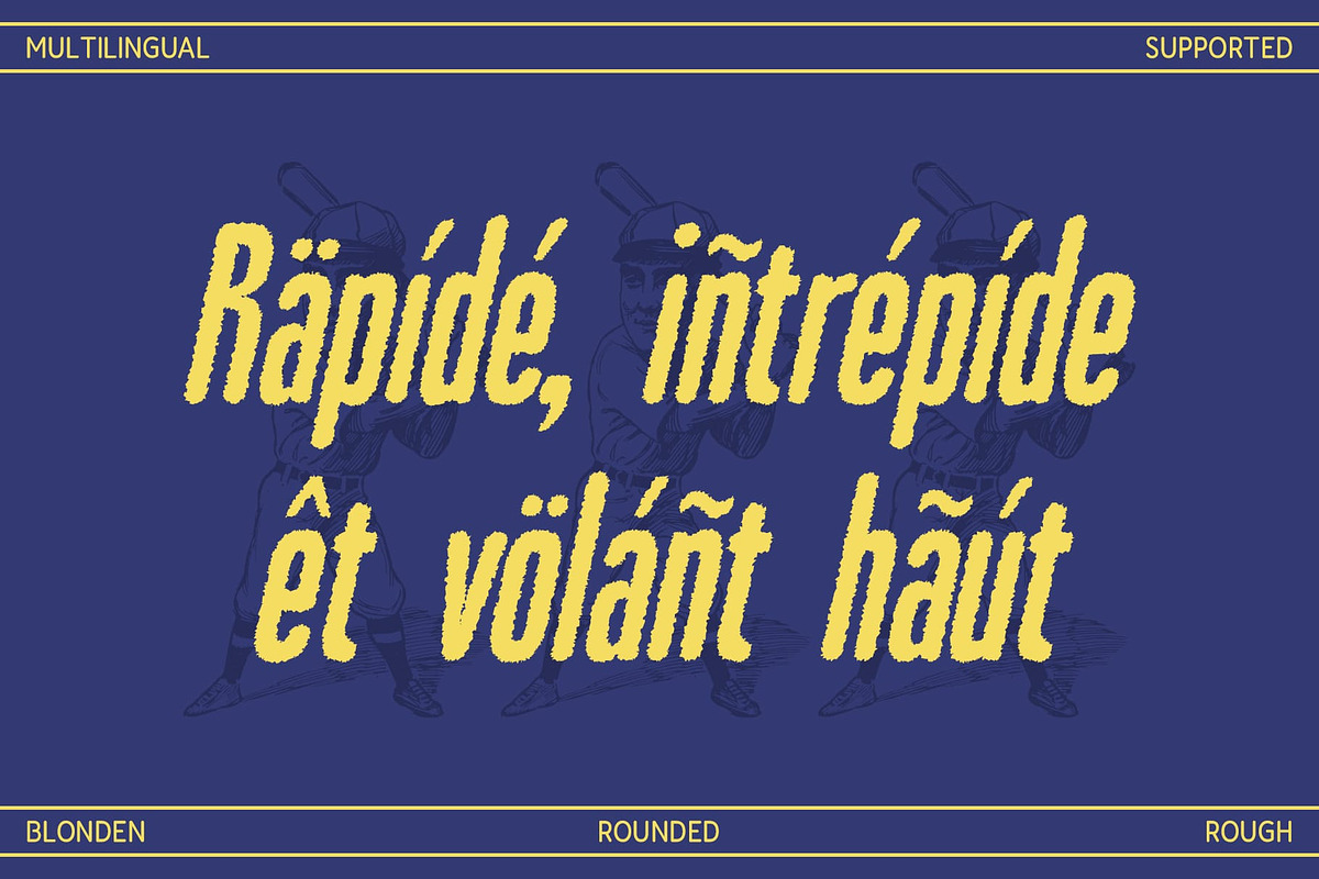 Blonden Rounded Rough, a Sans Serif Font by Craft Supply Co. (Photo 6 of 8)
