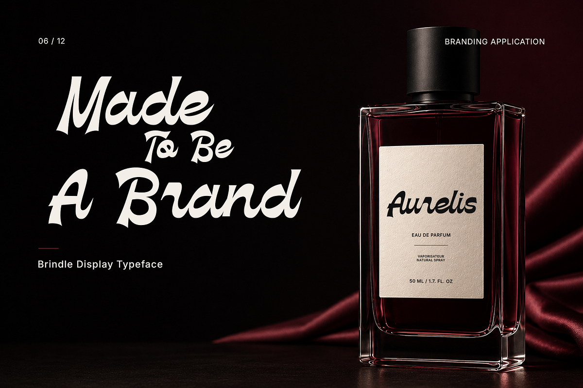 Brindle — Bold Script Display Font, a Handwritten Font by Hasbi Creative (Photo 6 of 12)