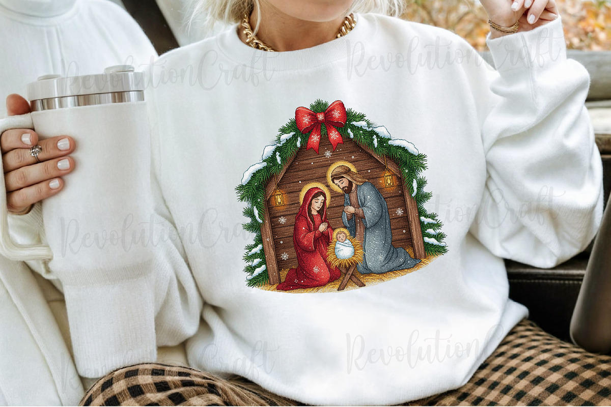 Nativity Scene Christmas, Jesus Png, an Illustration by OK Design (Photo 2 of 4)