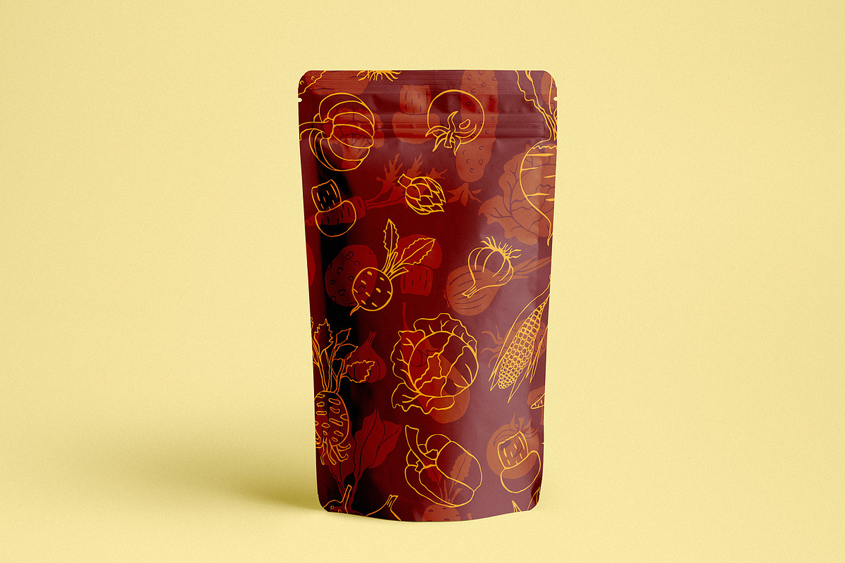 Vegetables patterns, a Pattern Graphic by Hellgram (Photo 5 of 8)
