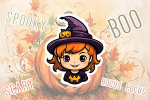 Cute Halloween Stickers