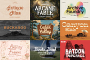Outdoors Font Bundle - 60 Fonts!, a Serif Font by HipFonts (Thumbnail 11 of 13)