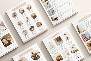 Line Sheet Wholesale Canva Template