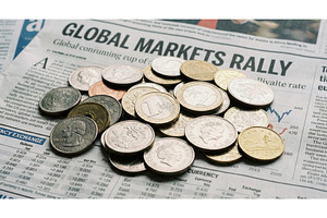 Coins on Currency Report, a Business Photo by CREATIVEDEF