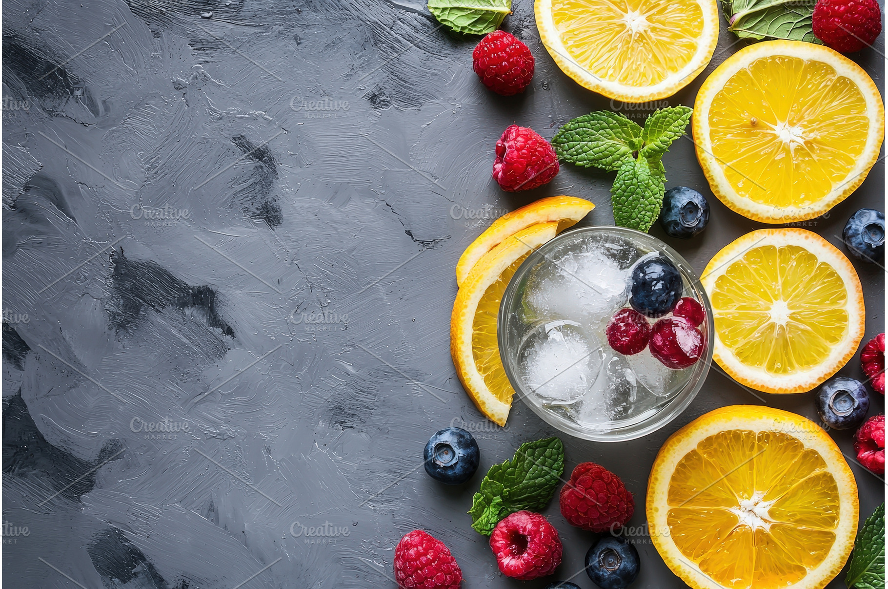 Citrus and Berry Infused Mocktail, a Food & Drink Photo by Rodica Ciorba