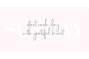 Just Sunday - Family Modern Script, a Script Font by Dharmas Foundry (Thumbnail 5 of 16)