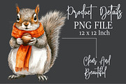 Watercolor Fall Woodland Clipart, an Illustration by Rose Art (Thumbnail 7 of 7)
