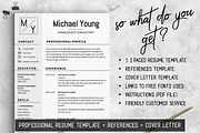 Professional Resume CV Template, a Resume Template by LevelUpResume (Thumbnail 3 of 5)