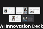 Grey Blue Modern AI Pitch Deck, a Presentation Template by Claymoon Lab (Thumbnail 2 of 4)