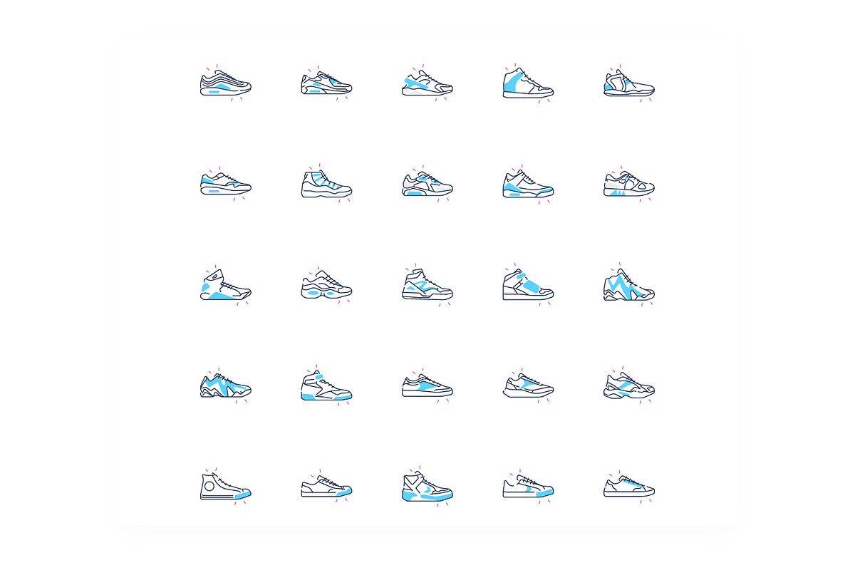 Sneakers Icons, a Sport Illustration by iconfield (Photo 2 of 5)