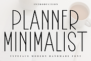 Planner Minimalist, a Sans Serif Font by FreshTypeINK (Thumbnail 1 of 8)