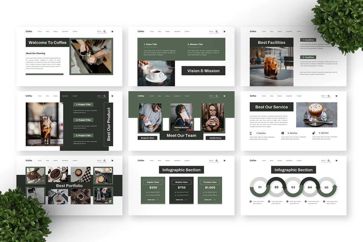 Coffe - Cafe Google Slide, a Presentation Template by Deepslide Studio (Photo 6 of 6)