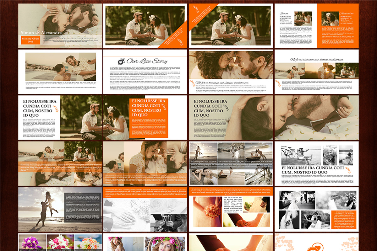 Wedding PhotoAlbum Template, a Presentation Template by Design Addict (Photo 5 of 5)