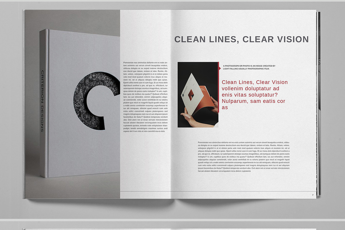 Minimal Studio Brochure Template, a Brochure Template by Boris Cupac (Photo 5 of 7)
