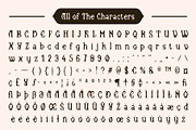 CS Gathery Drawn, a Serif Font by Craft Supply Co. (Thumbnail 8 of 8)