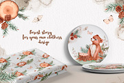 Watercolor Forest Animals set, an Animal Illustration by Alamella (Thumbnail 12 of 12)