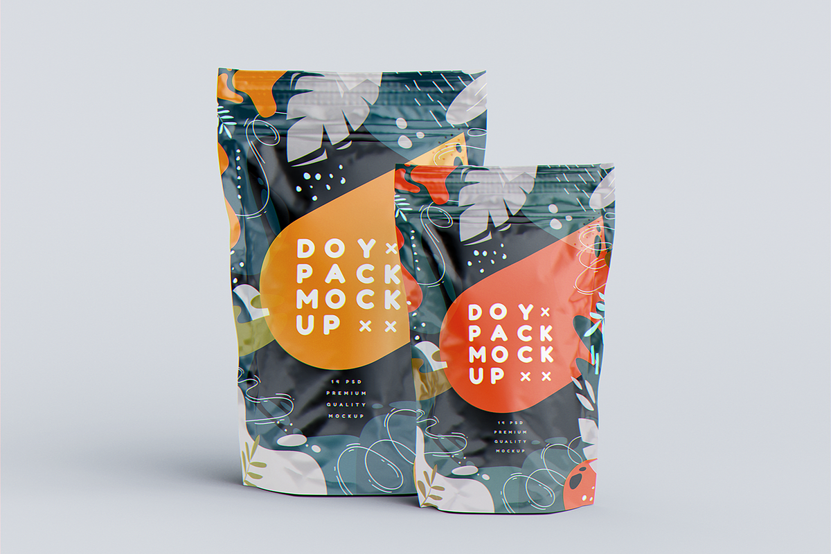Doypack MockUp, a Cups & Container Mockup by coloformia (Photo 7 of 17)