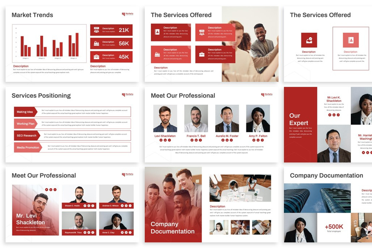 Marketia - Marketing Powerpoint, a Presentation Template by SlideFactory (Photo 3 of 4)