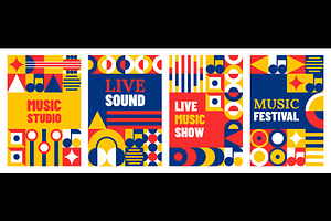 Live music festival, concert sound, a Decorative Illustration by Buch&Bee