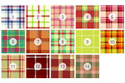 #144 Christmas Patterns, a Pattern Graphic by Plaid4You (Thumbnail 2 of 5)