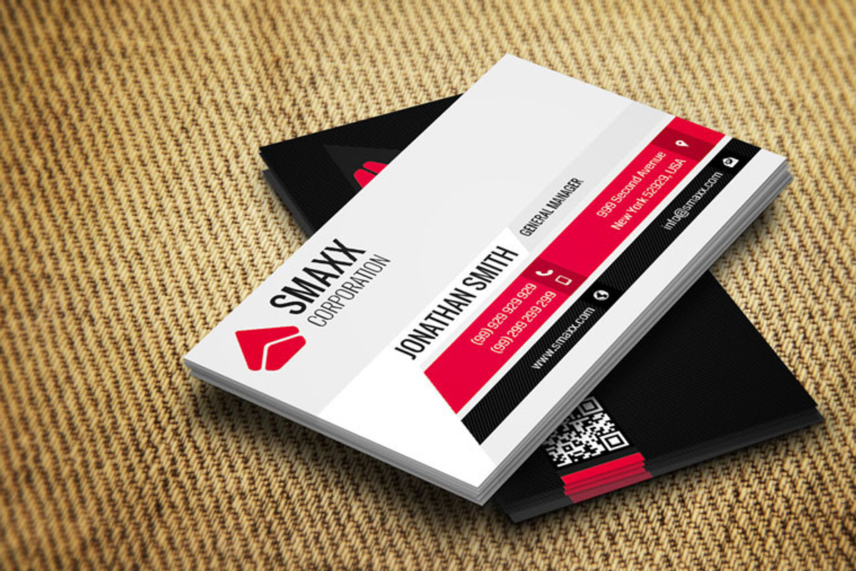 Modern Corporate Business Card CM005, a Business Card Template by annozio (Photo 3 of 4)
