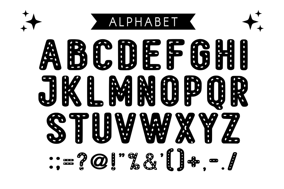 Glitter Day - Kids Font Types, a Font by KiddoGlyphs Studio (Photo 7 of 8)