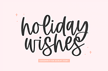 Holiday Wishes | Modern Script Font