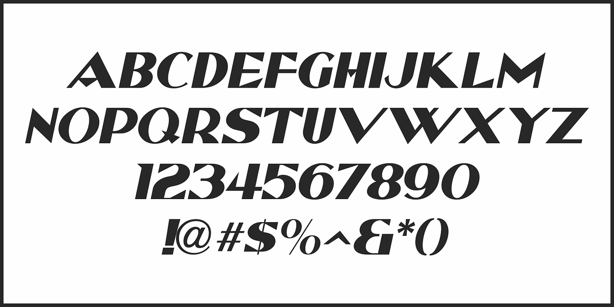 Deco Romance JNL, a Sans Serif Font by Jeff Levine Fonts (Photo 5 of 5)