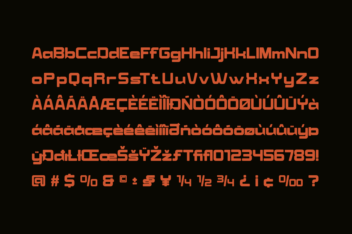 Buban - Sport Modern Font, a Sans Serif Font by Pandeka Studio (Photo 9 of 9)