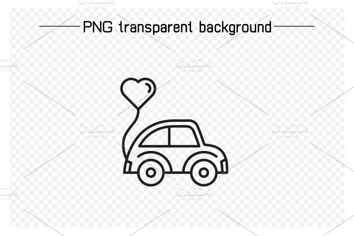 Wedding and Valentine Line Icons Set, an Outline Icon by Designfour (Photo 6 of 8)