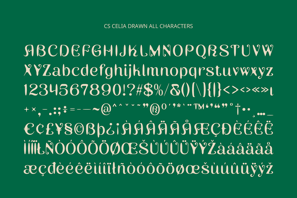 CS Celia Drawn, a Sans Serif Font by Craft Supply Co. (Photo 8 of 8)