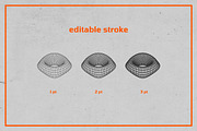 3D Wireframe Shapes | set 6, an Object Graphic by MaximGertsen (Thumbnail 6 of 7)