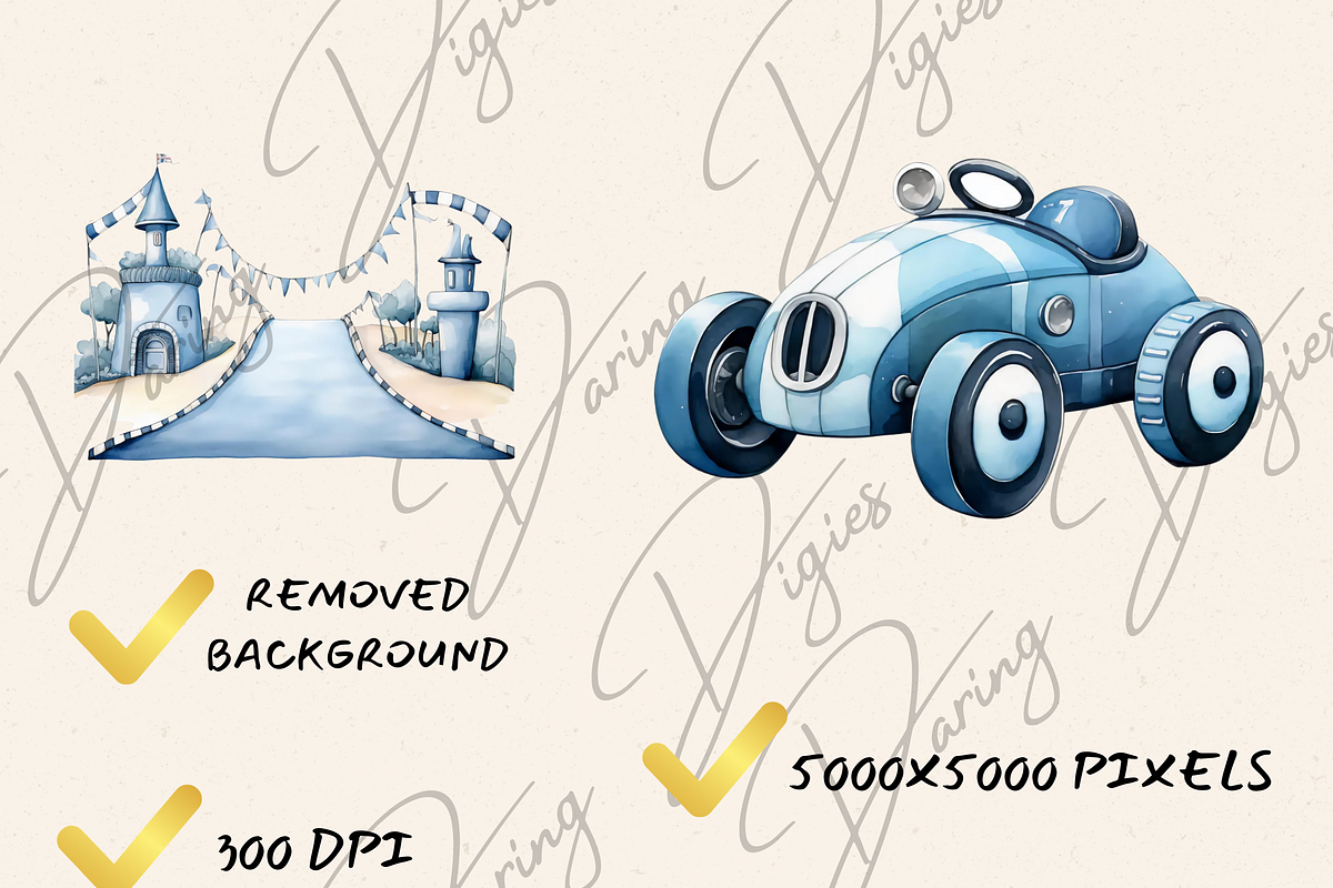 TURBO KID RACERS CLIPART BUNDLE, a Graphic by Daring Digies (Photo 2 of 5)